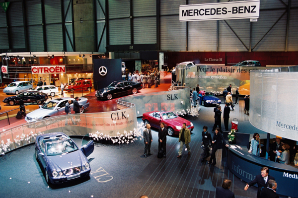 Coupé-Premiere im Januar 1997: Mercedes-Benz CLK der Baureihe 208